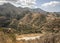 Terraced hillsides at Polyrenia, Crete, Greece