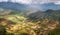 Terraced ricefield at Vietnam water season