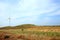 Terraces and wind turbines