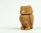 Terracotta Owl on isolated background