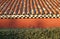 Terracotta roof tiles