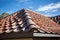 terracotta roof tiles on spanish revival home