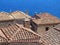 Terracotta Tiled Roofs, Monemvasia, Peloponnese, Greece