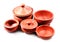 Terracotta traditional home made pots and bowls