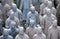 Terracotta Warriors, Xian, Shaanxi Province, China: Detail of soldiers in the Terracotta Army, front view.