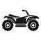 Terrain quad bike icon, simple style