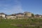 Terrarossa village and ancient Castle in Lunigiana, north Tuscany, on the Via Francigena, Italy. Spring sunshine.