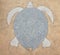 Terrazzo floor, patterned snapping turtle