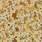 Terrazzo Seamless Pattern. Marble Rock Floor Stone Texture. Vector Imitation of Stone structure,