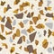 Terrazzo Seamless Pattern. Marble Rock Floor Stone Texture. Vector Imitation of Stone structure,