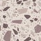 Terrazzo seamless pattern. Modern minimalist floor tile for interior decoration.