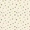 Terrazzo seamless pattern. Pastel colors on white light background of sweet corn