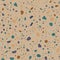 Terrazzo seamless pattern. Stone classic flooring