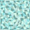 Terrazzo seamless pattern. Surface texture of decorative granite tiles. Blue color pebbles. Marble mosaic floor. Vector