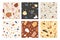 Terrazzo seamless pattern. Veneziano italian stone mosaic composite texture, decorative tile. Granite flooring textured