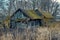 A terrible mysterious apocalyptic view: an abandoned house in the abandoned Belarusian Kovali Belarusian: blacksmiths village -