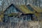 A terrible mysterious apocalyptic view: an abandoned house in the abandoned Belarusian Kovali Belarusian: blacksmiths village -