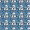 Terrible shark. Pack of sharks seamless background. Marine Patte