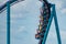 Terrific view of people having fun Mako roller coaster at Seaworld 7