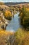 Terrific view of the River Canyon on a sunny fall dayTerrific vi