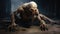 Terrifying Monster In Death Strike Pose: Exquisite Bardcore Artwork