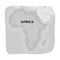 Territory of Africa.African safari single icon in monochrome style vector symbol stock illustration web.