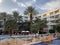 Territory of the hotel Club Hotel in Eilat