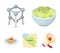 Territory on the map, brussels sprouts and other symbols of the country.Belgium set collection icons in cartoon style