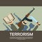 Terrorist Group Hands Holding Guns Terrorism