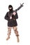 Terrorist with m60 machine gun