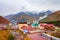 Terskol village aerial view, Elbrus region