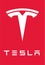 Tesla logo vector image