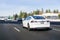 Tesla Model S 85D driving on the freeway