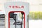 Tesla Supercharger 250 kW dock station for high speed tesla brand ev car batter charge open service in Bangkok,THAILAND, November