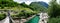 Tessin, Swiss - View on the Lavertezzo village, an old Swiss village