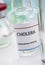Test cholera in laboratory, conceptual image