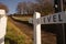 Test hill at Brooklands racetrack, Surrey, England.