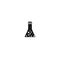 Test tube. chemical flask vector icon