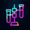 Test tube, flask nolan icon. Simple thin line, outline vector of bioengineering icons for ui and ux, website or mobile application