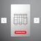Test, Tube, Science, laboratory, blood Line Icon in Carousal Pagination Slider Design & Red Download Button