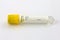 Test tube with yellow plug