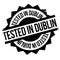 Tested In Dublin rubber stamp