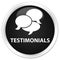 Testimonials (comments icon) premium black round button