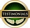 Testimonials Vintage Green Label Icon