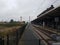 Testing of the departure information panel on station Hoek van Holland where reconstruction of train to metro took lot more time