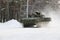 Testing of the upgraded infantry fighting vehicle BMP-2 in winter conditions