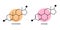 Testosterone and estrogen