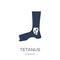 Tetanus icon. Trendy flat vector Tetanus icon on white background from Diseases collection