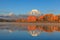 Teton Scenic Reflection in Fall