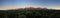 Teton sunrise panorama